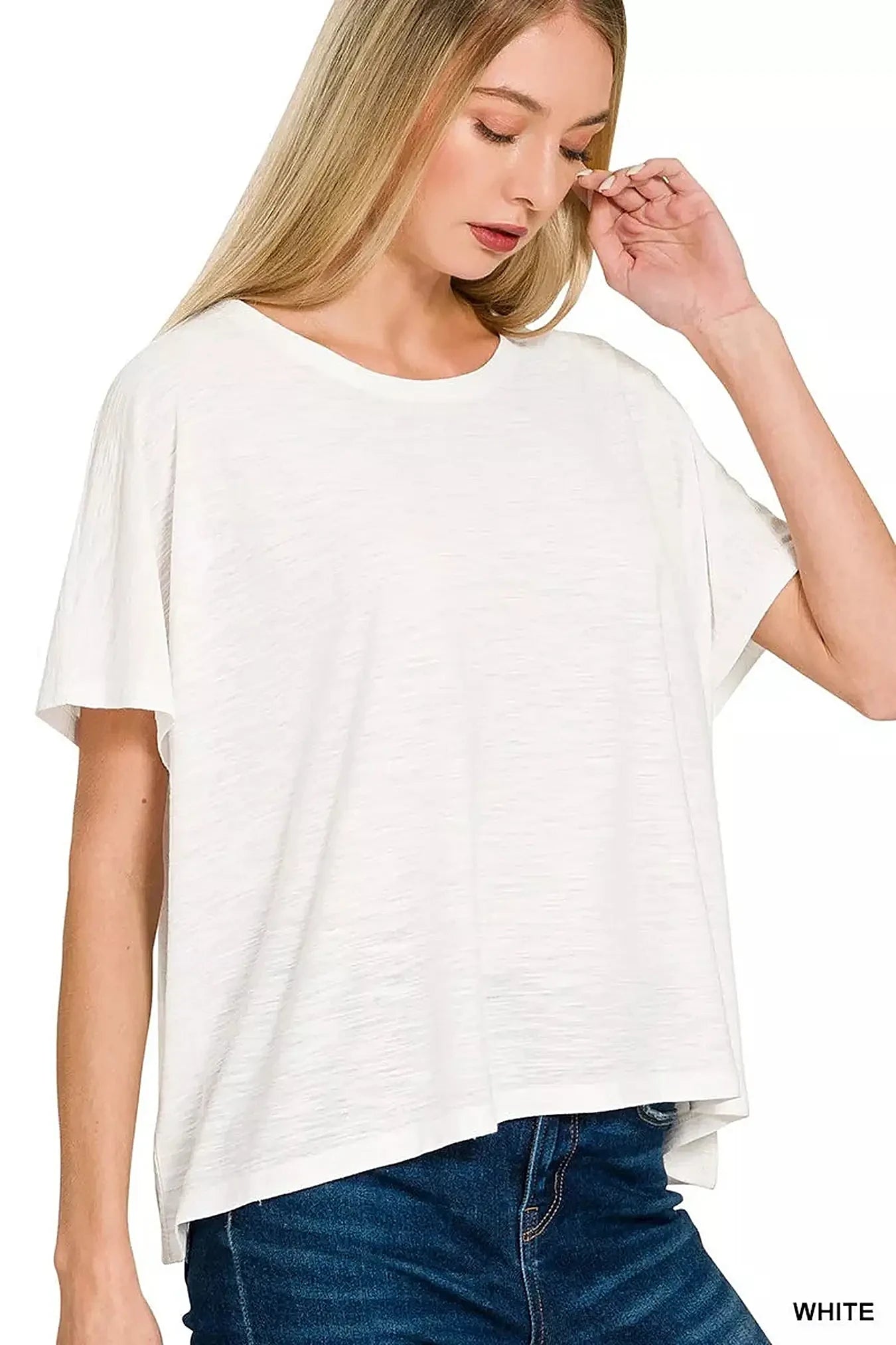 Zenana Round Neck Short Sleeve T-Shirt -