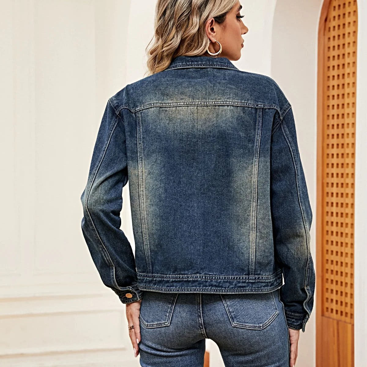 Washed Denim Jacket -