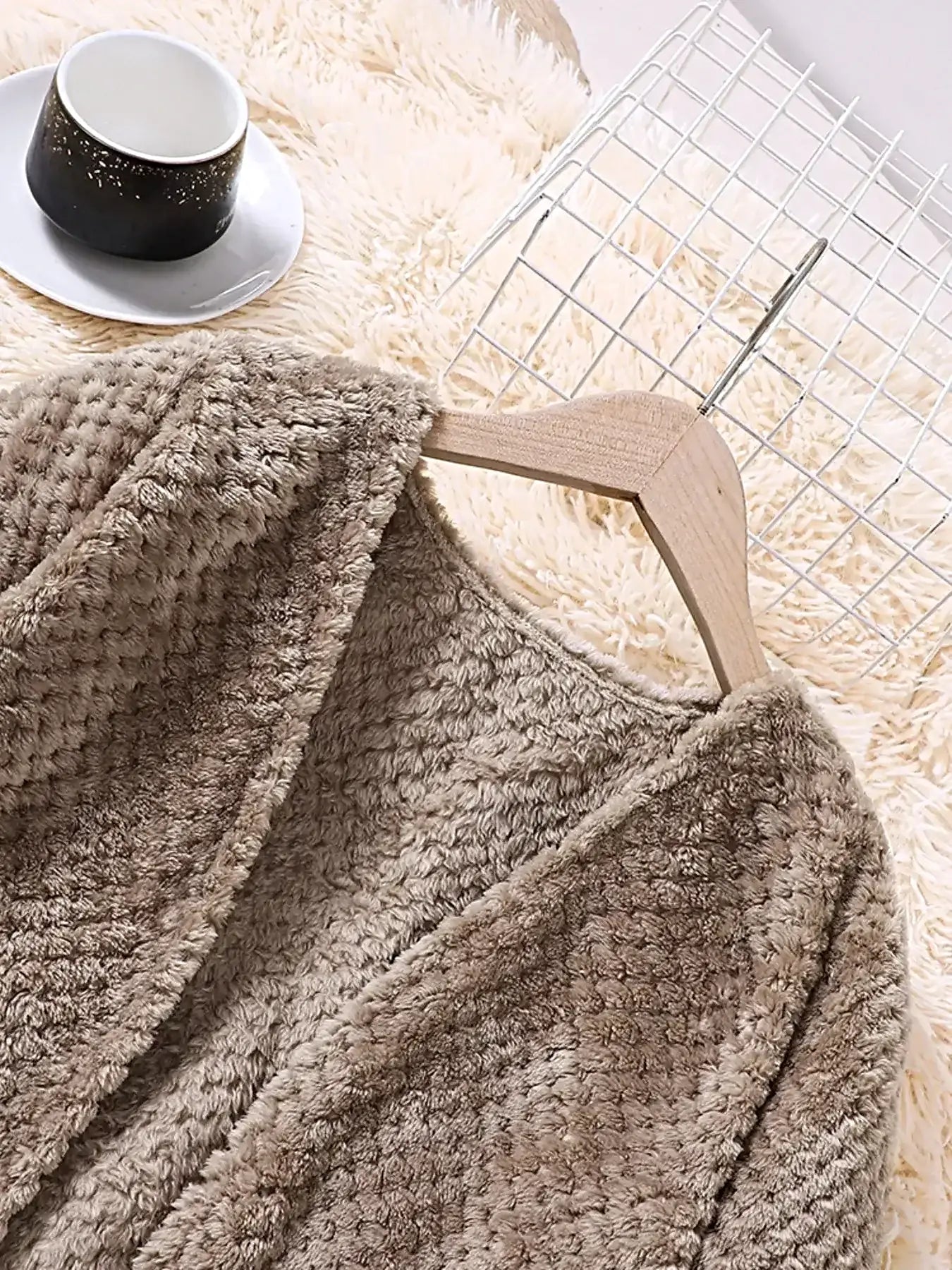 Children's Textured Sweater Dress and Open Front Cardigan Set -