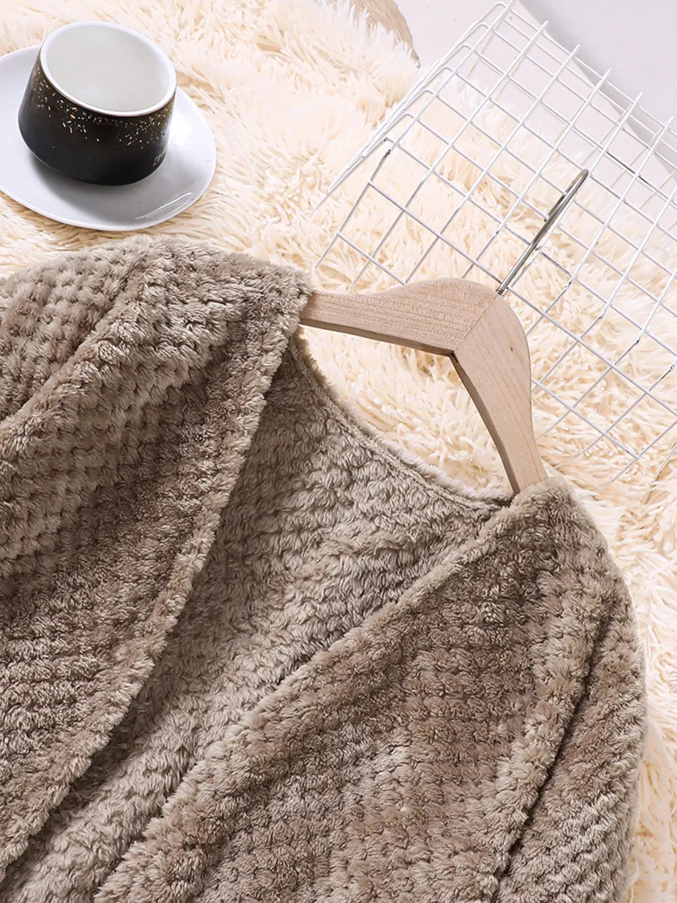 Children's Textured Sweater Dress and Open Front Cardigan Set -