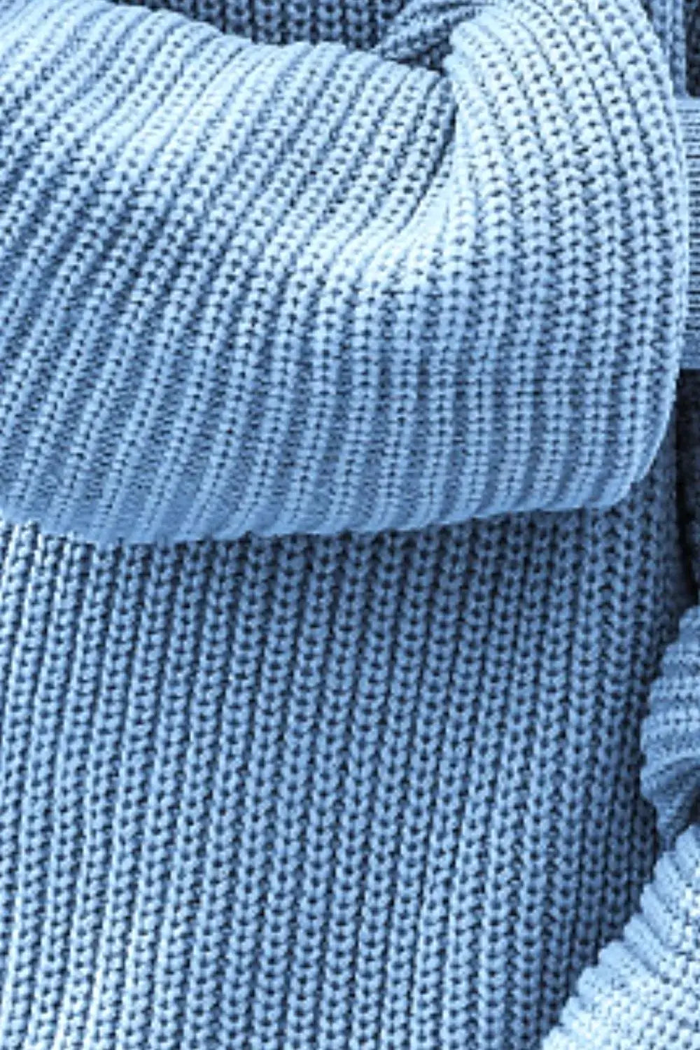 Boat Neck Long Sleeve Mini Sweater Dress -