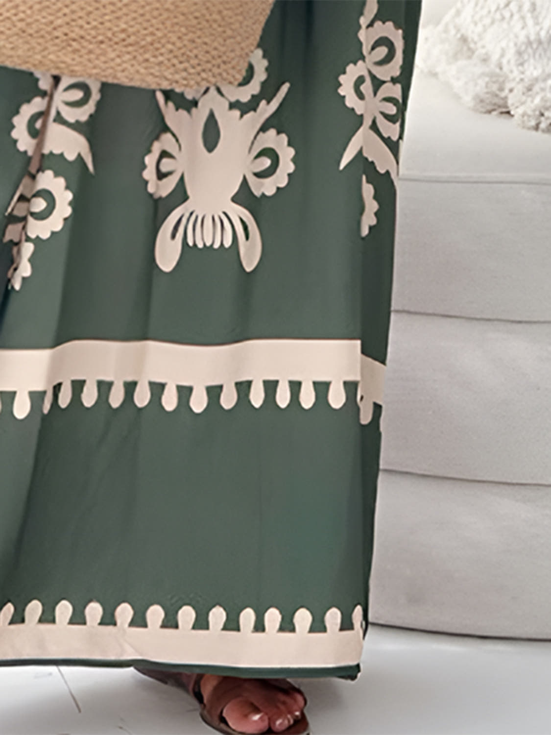Elegant Printed Spaghetti Strap Sleeveless Maxi Dress - Perfect Maxi Dress for Summer Trendsi