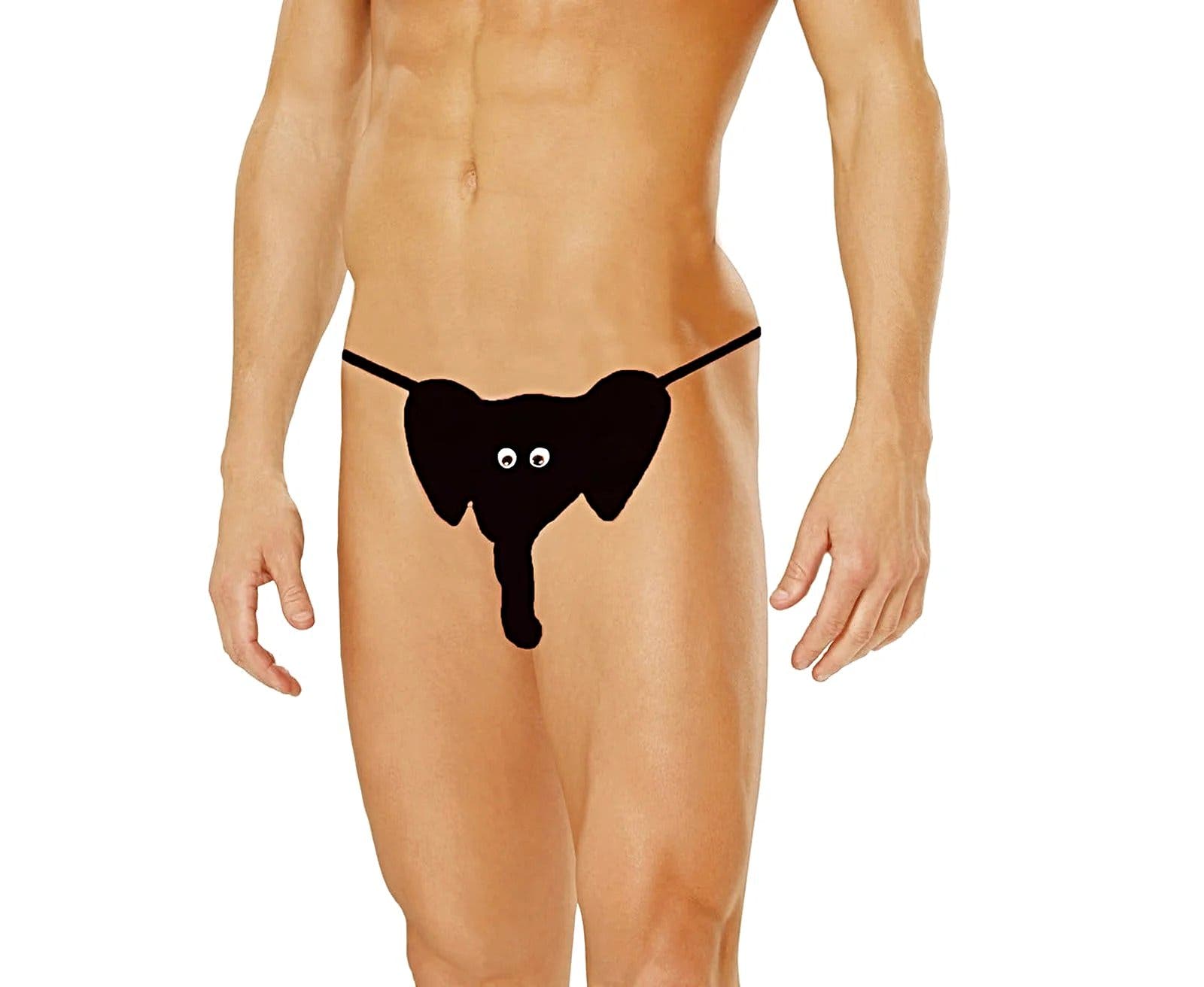 Elegant Moments Men's Novelty Pouch - Mr. Peanuts Design, One Size, Available in Black & Red Elegant Moments