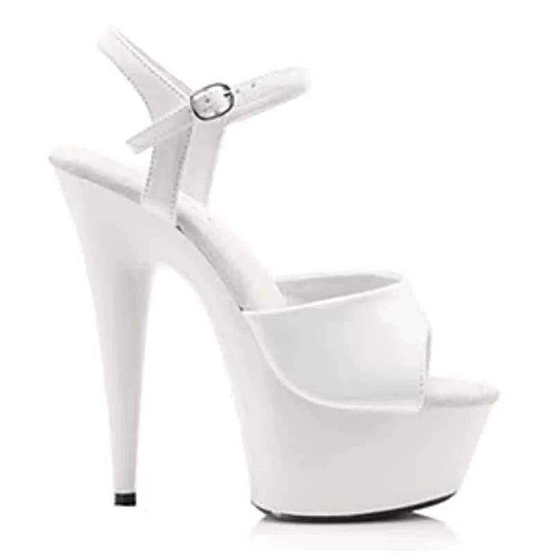 Ellie Shoes E-609-Juliet 6" Pointed Stiletto Women's Sandals - Sexy Stiletto Shoes in Black, Red, White Ellie Shoes