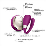 EL-LELO LL8226 LELO Tiani 3 remote-controlled couples’ massager in Deep Rose