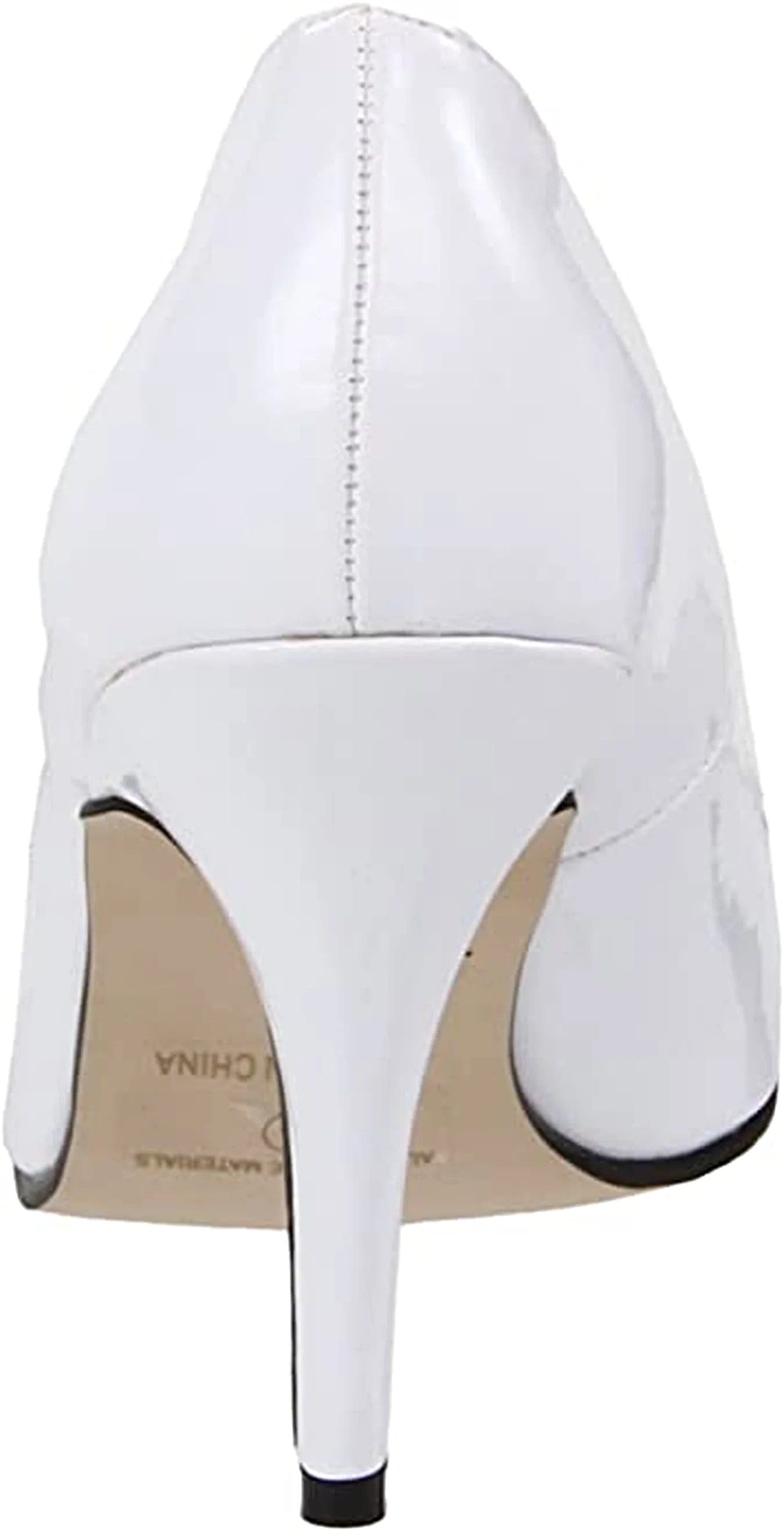 Ellie Shoes IS-8400 4" Heel B Width High Heel Pumps in Black, Red, White - Sizes 5 to 14 - "B" Width Pump