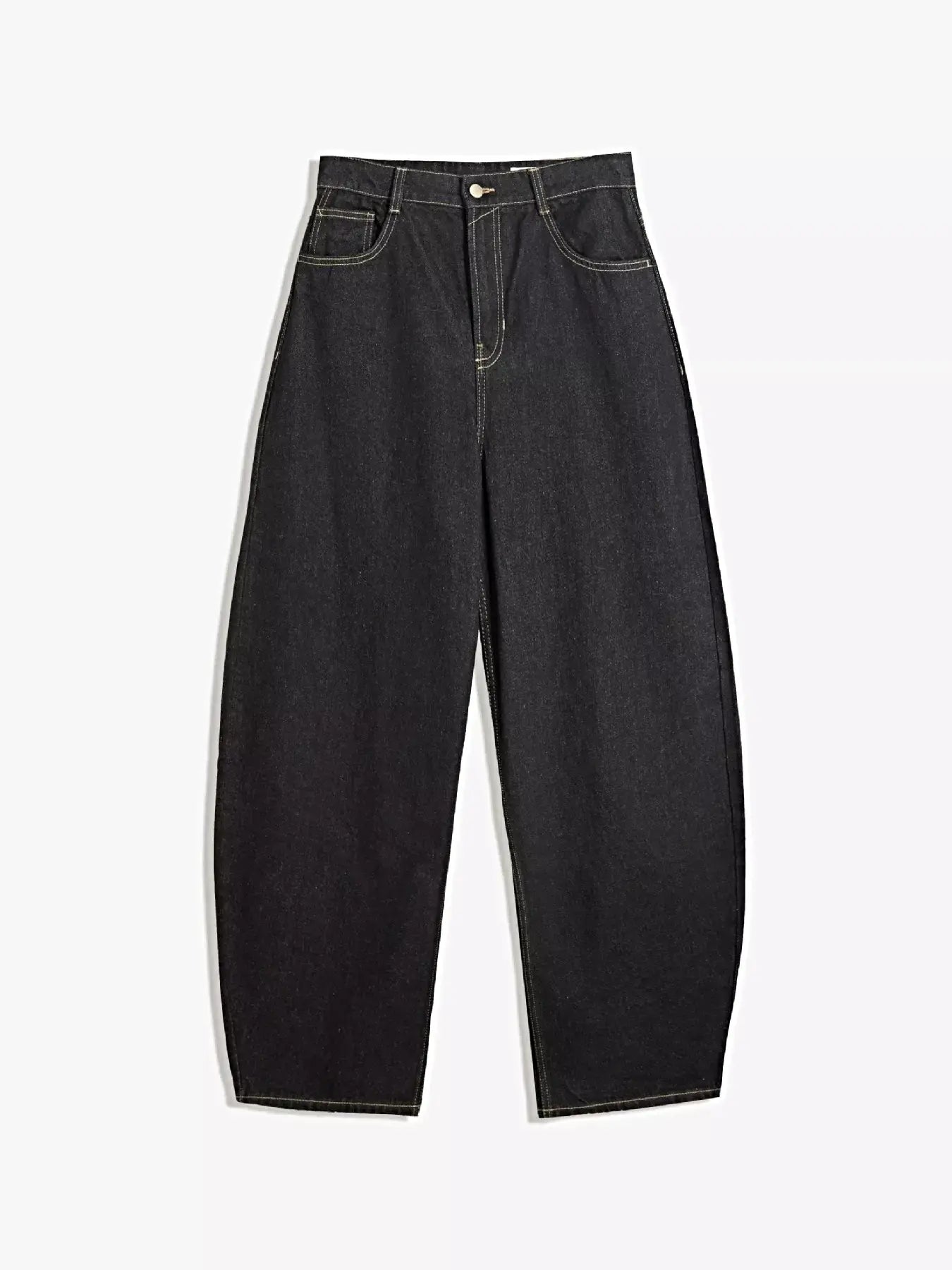Wide Leg Washed Jeans -