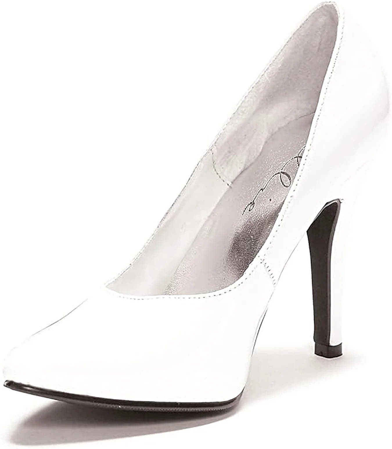 Ellie Shoes E-8220 5 Inch Heel Pumps - Elegant Style in Black, Blue, Gold, Red, Silver & White, Sizes 5-14 - Pumps