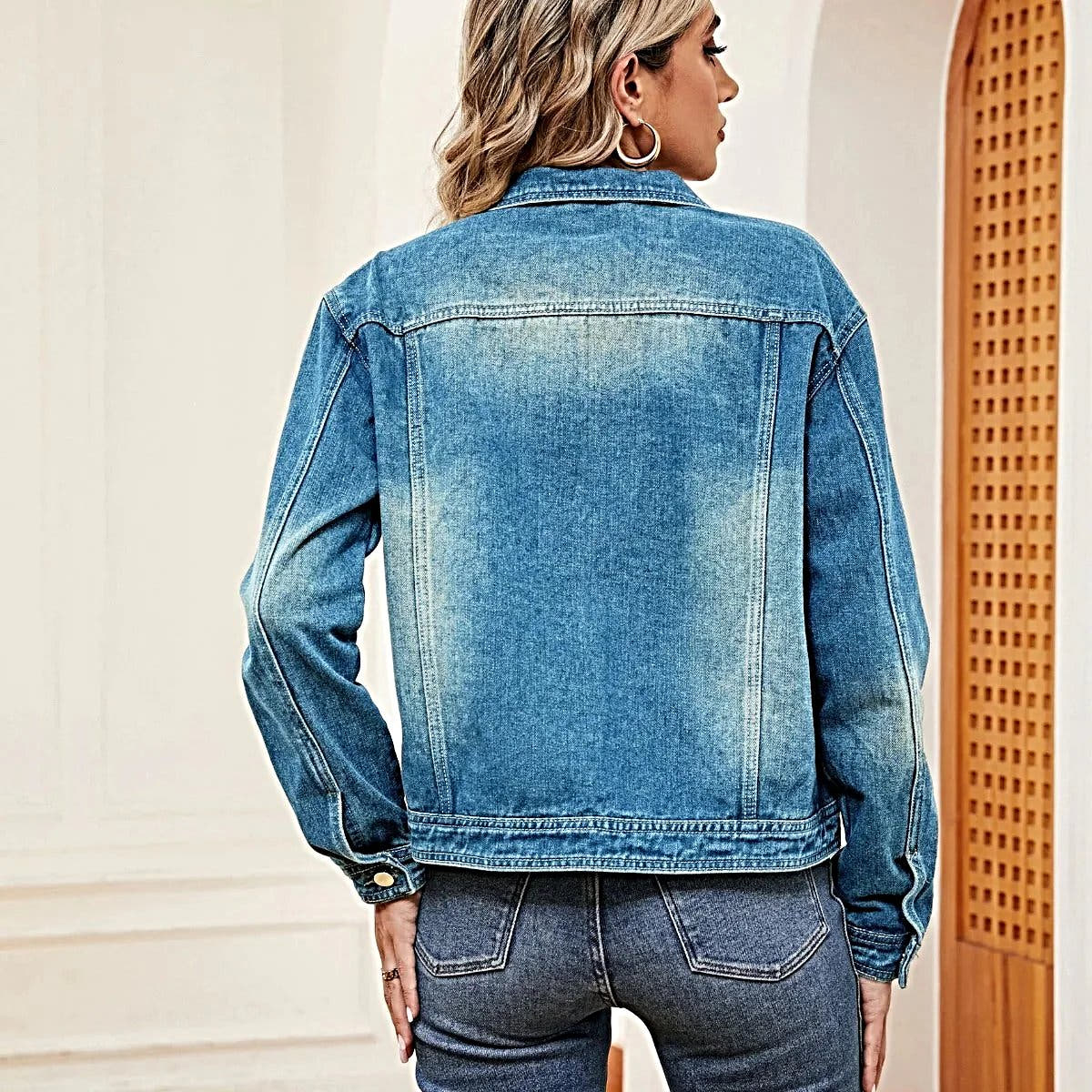 Washed Denim Jacket -