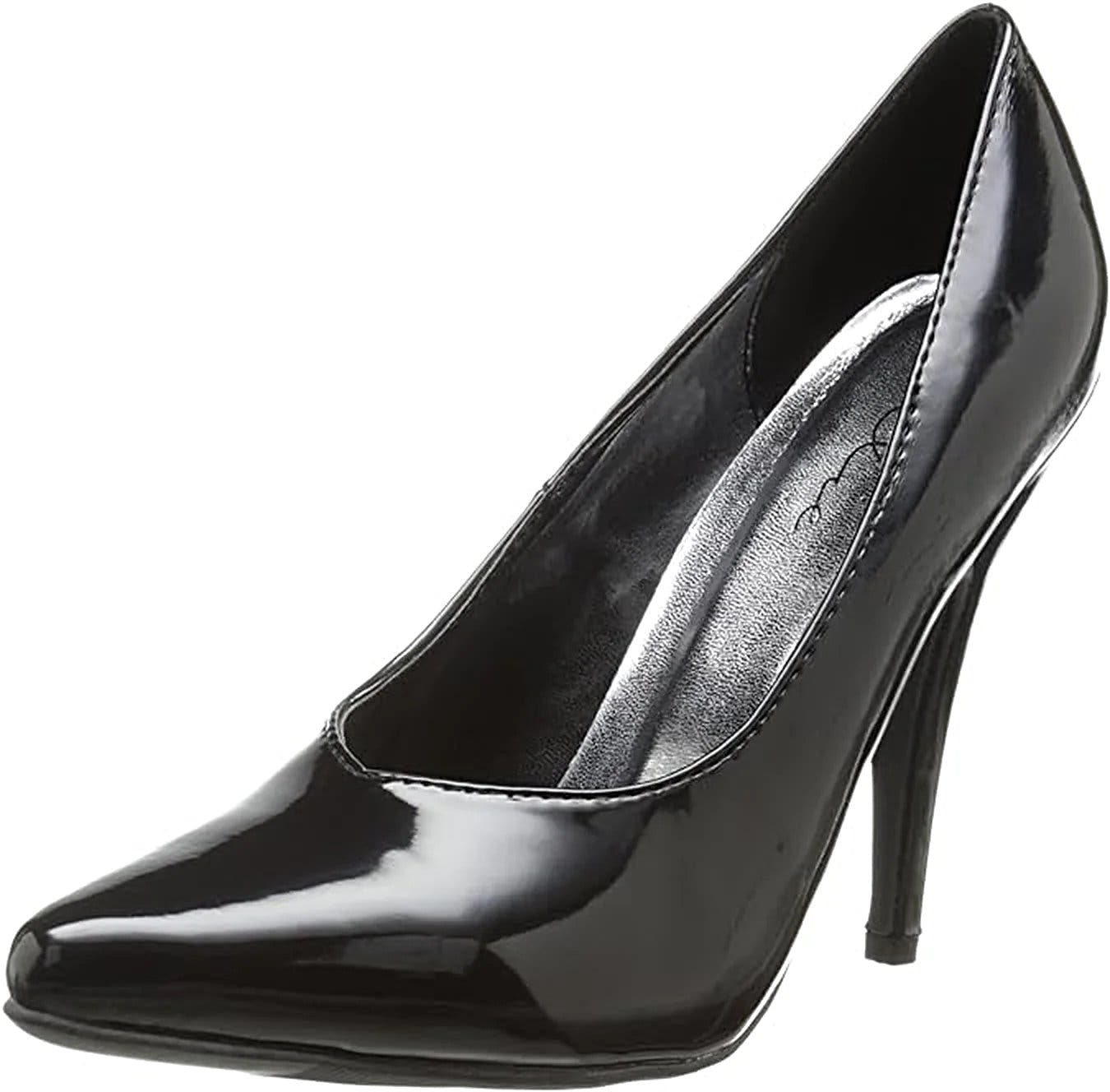 Ellie Shoes E-8220 5 Inch Heel Pumps - Elegant Style in Black, Blue, Gold, Red, Silver & White, Sizes 5-14 - Pumps