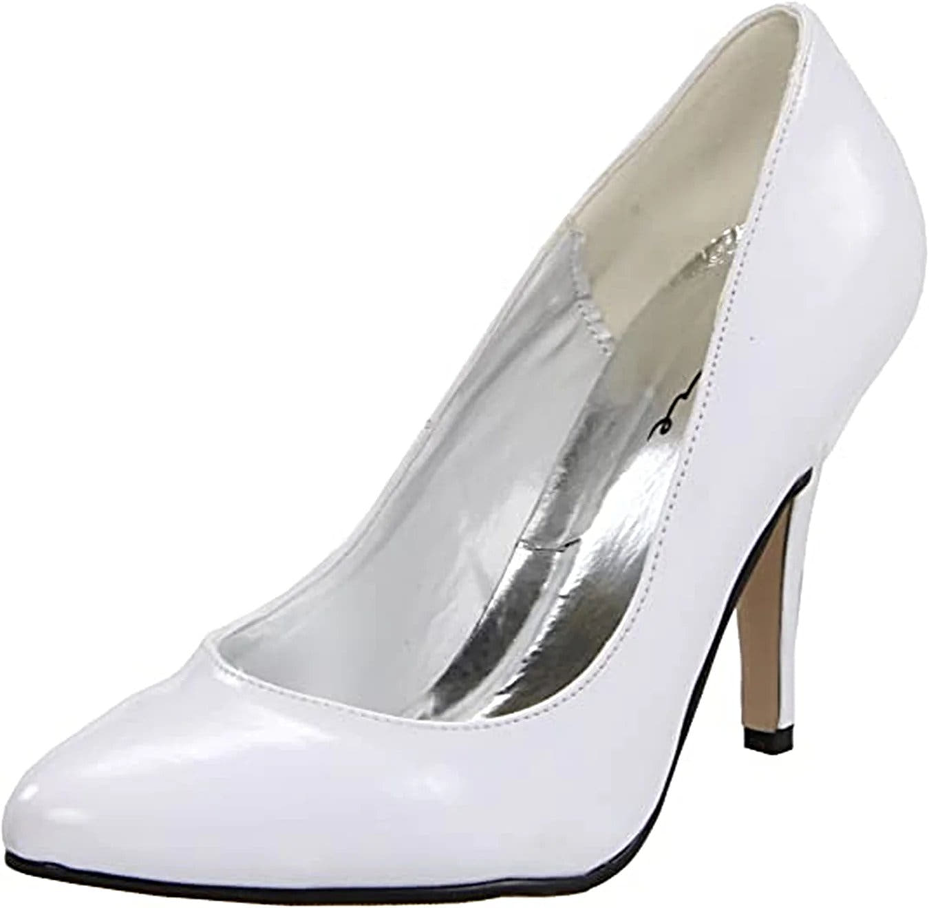 Ellie Shoes IS-8400 4" Heel B Width High Heel Pumps in Black, Red, White - Sizes 5 to 14 - "B" Width Pump