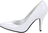 Ellie Shoes IS-E-8400 4 Heel B Width Pump, White, Size 6 Ellie Shoes