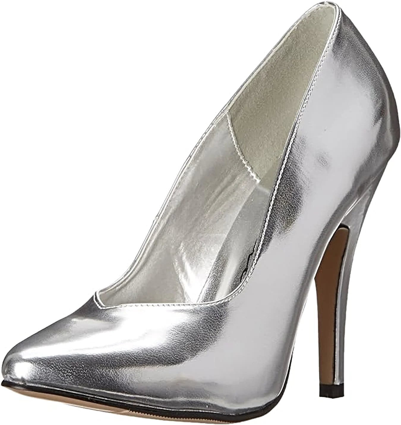 Ellie Shoes E-8220 5 Inch Heel Pumps - Elegant Style in Black, Blue, Gold, Red, Silver & White, Sizes 5-14 - Pumps