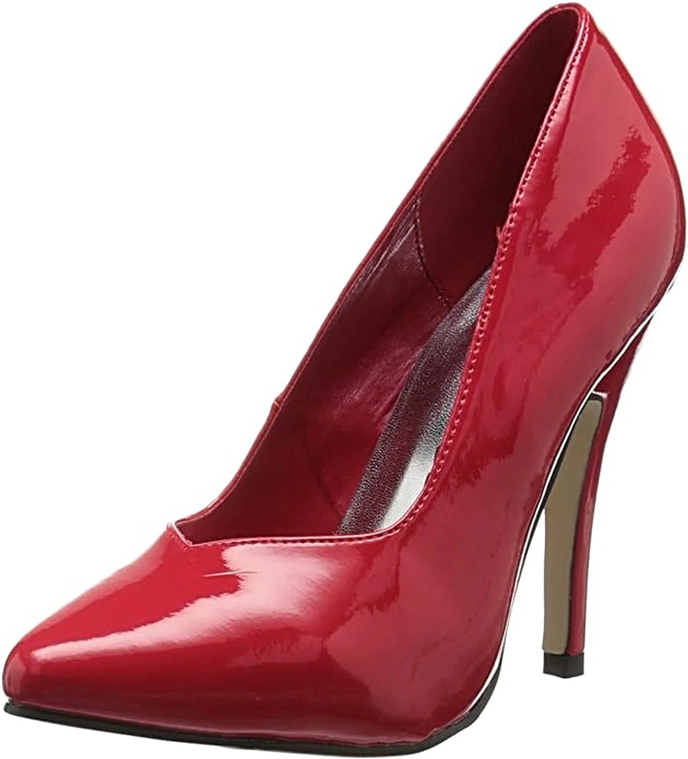 Ellie Shoes E-8220 5 Inch Heel Pumps - Elegant Style in Black, Blue, Gold, Red, Silver & White, Sizes 5-14 - Pumps