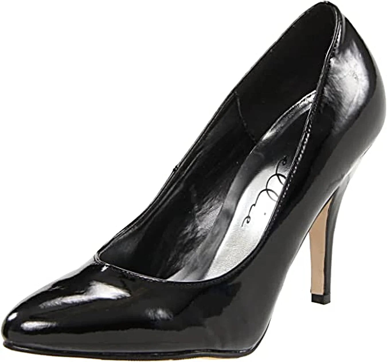 Ellie Shoes IS-8400 4" Heel B Width High Heel Pumps in Black, Red, White - Sizes 5 to 14 - "B" Width Pump