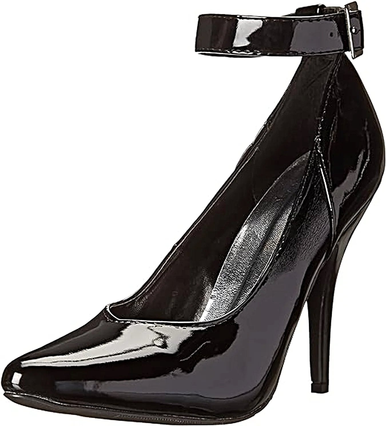 Ellie Shoes 8221 - Zapatos de tacón de 5" con tira al tobillo - Calzado elegante en negro, rojo, blanco y amarillo