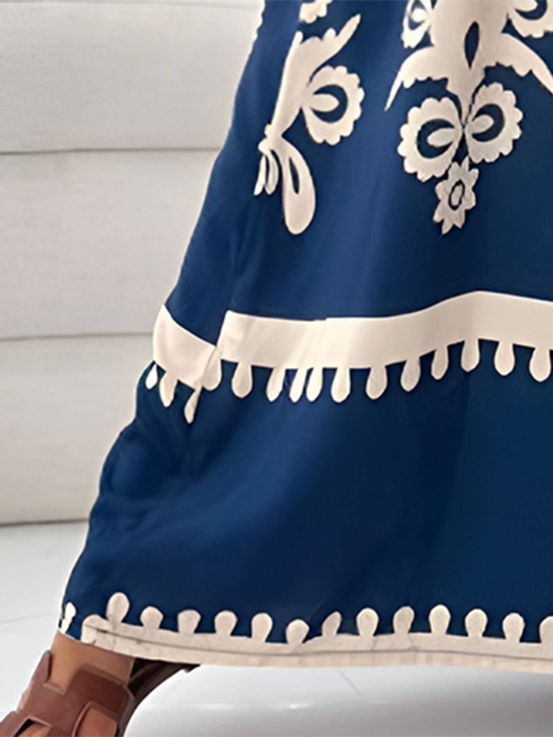Elegant Printed Spaghetti Strap Sleeveless Maxi Dress - Perfect Maxi Dress for Summer Trendsi