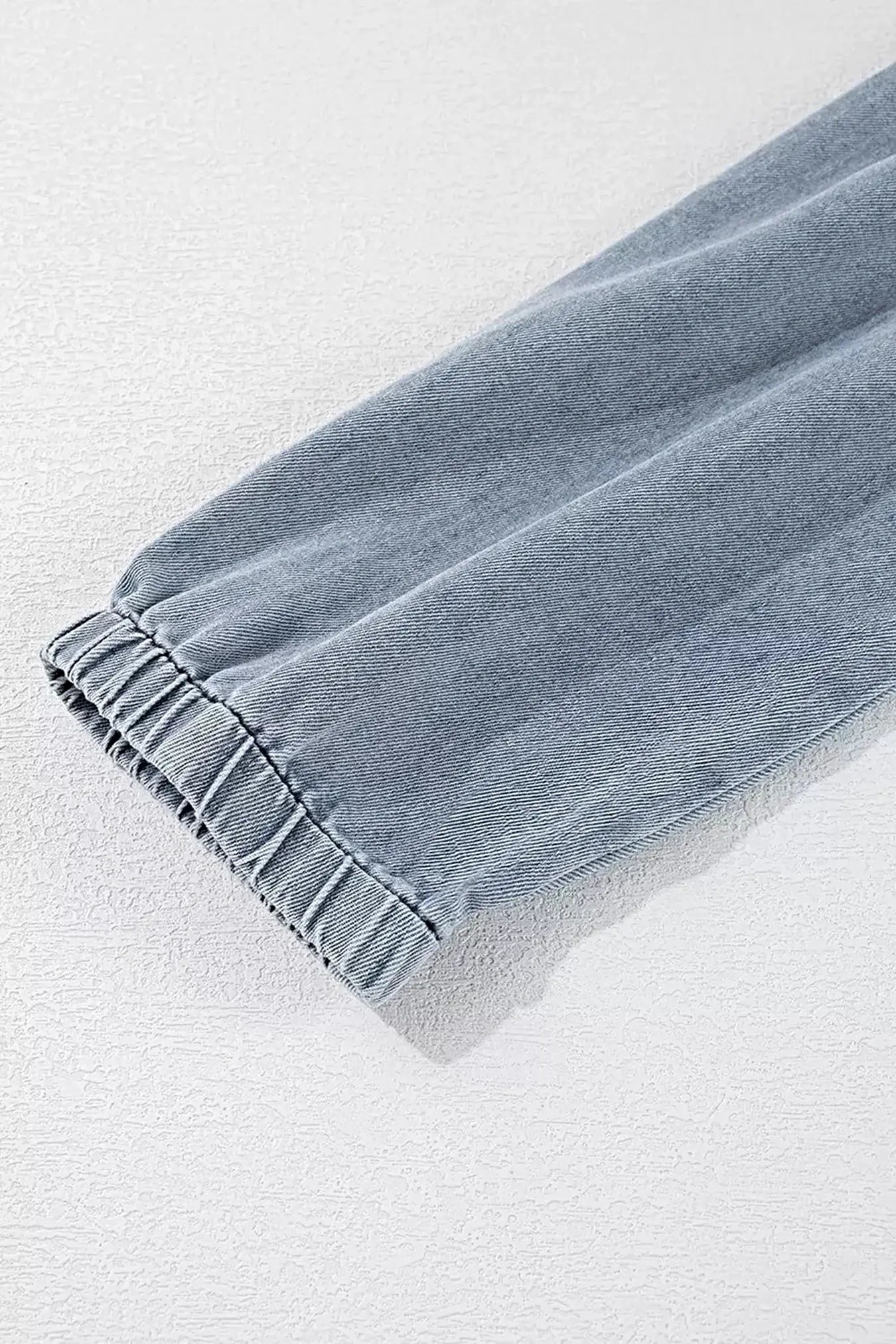 Vintage Wash Denim Dress with Pockets -