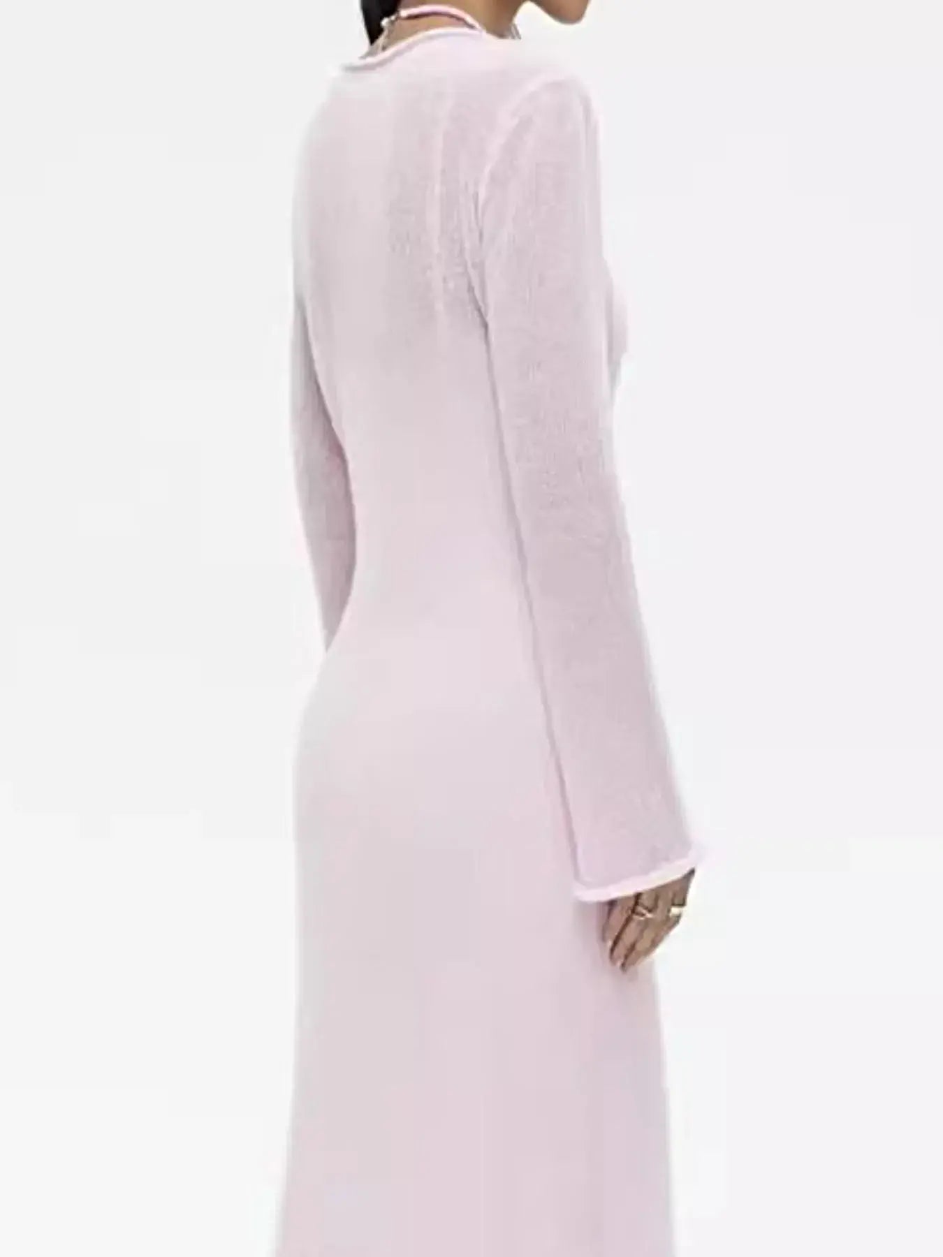Ribbed Knit Cami Dress and Cover Up Sweater Set -