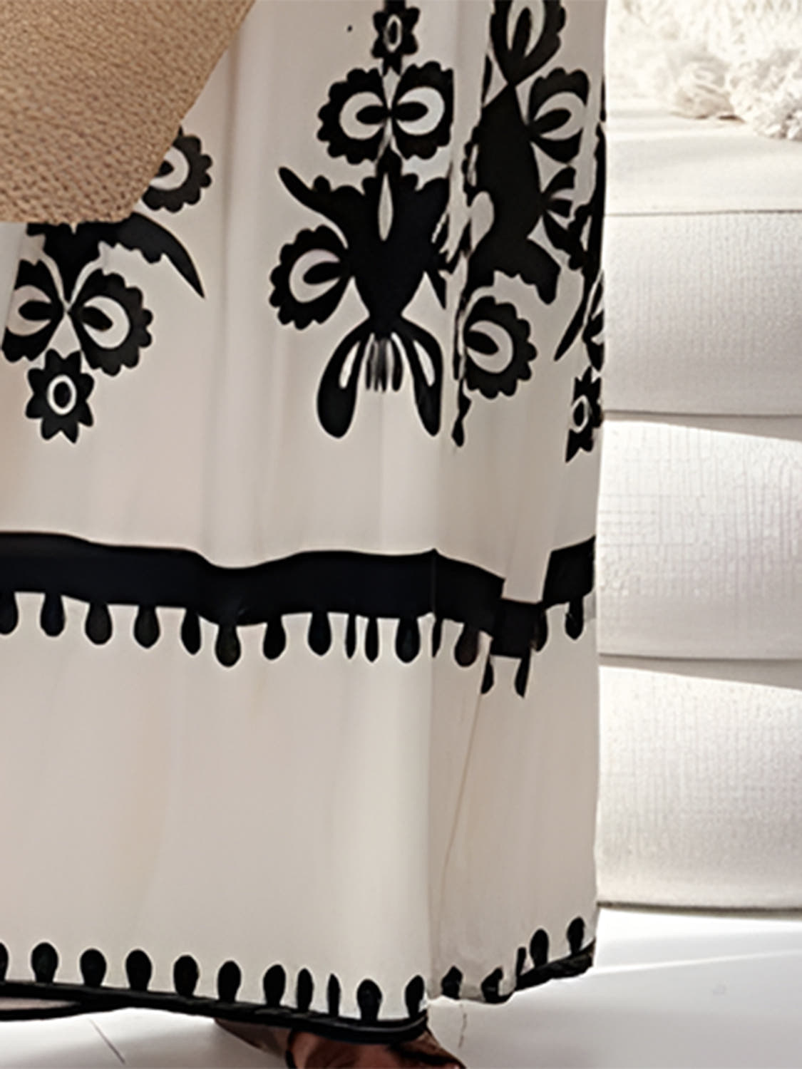 Elegant Printed Spaghetti Strap Sleeveless Maxi Dress - Perfect Maxi Dress for Summer Trendsi