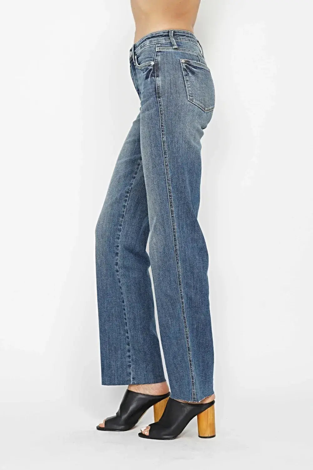 Judy Blue Full Size Tummy Control Straight Jeans -