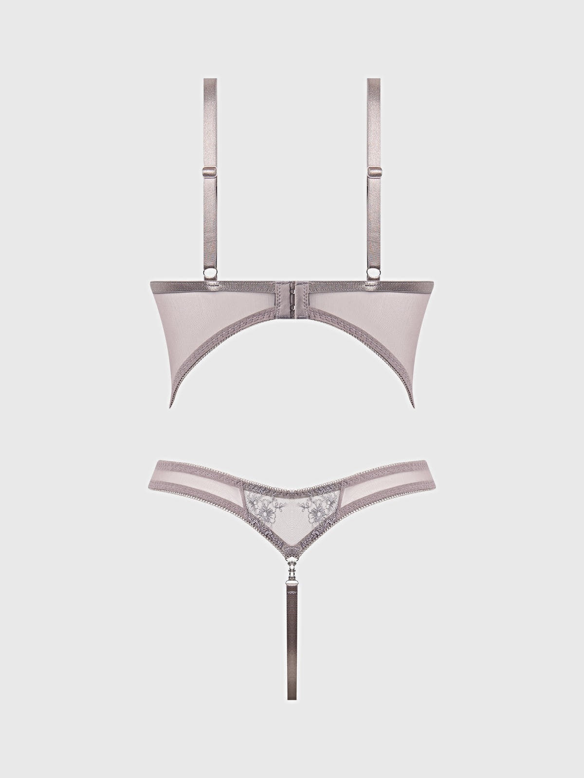 EDEN EMBROIDERED WIREFREE TEDDY -