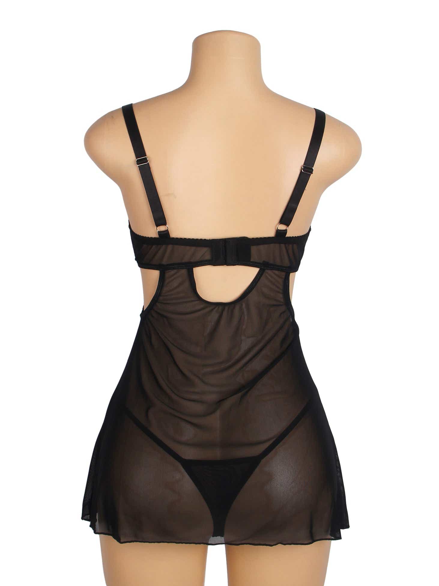 Charming appearance of the Elowen Mystic Babydoll Lingerie Set, perfect for special occasions or everyday allure.