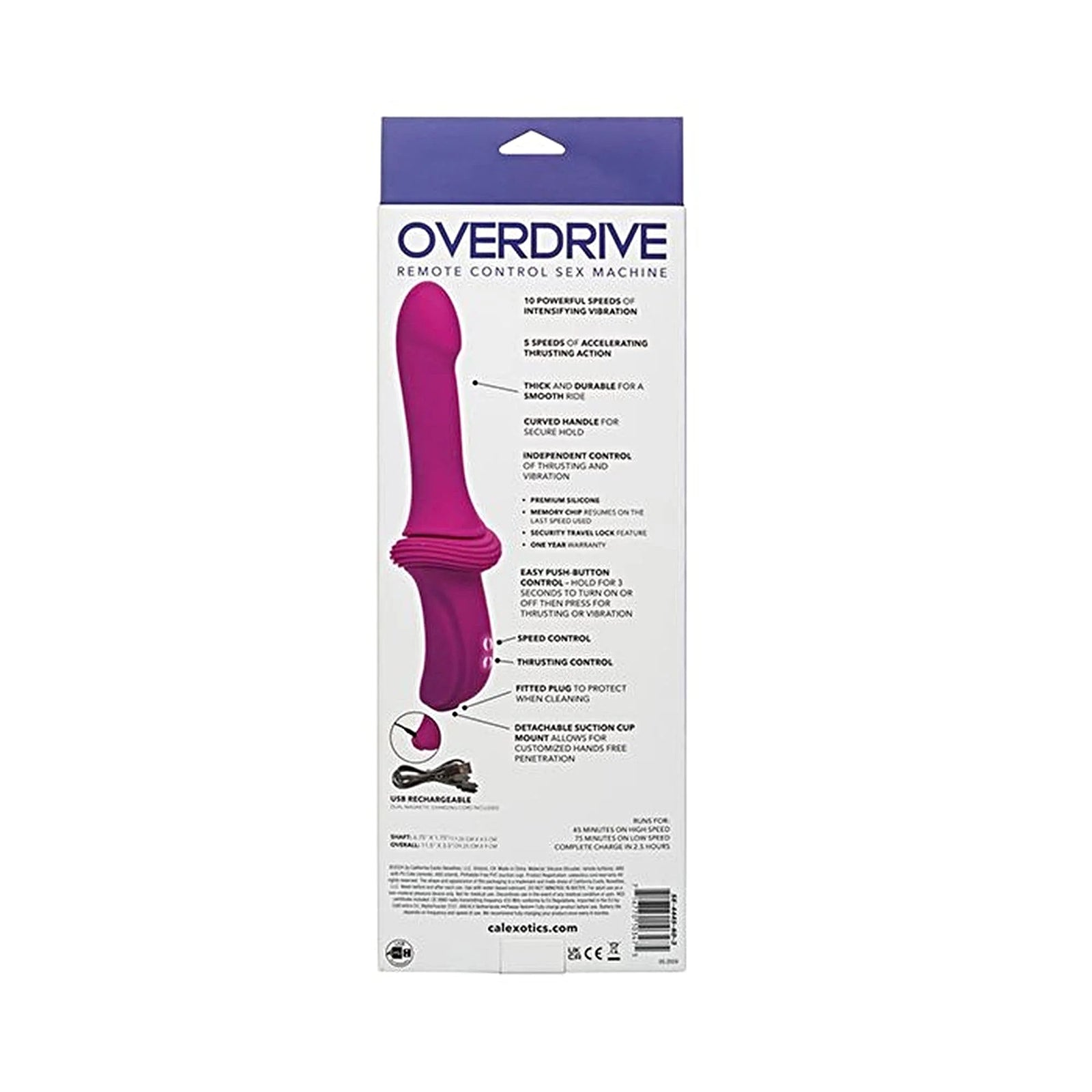 Thruster Remote Control Sex Machine - Fuchsia - Sex Machine