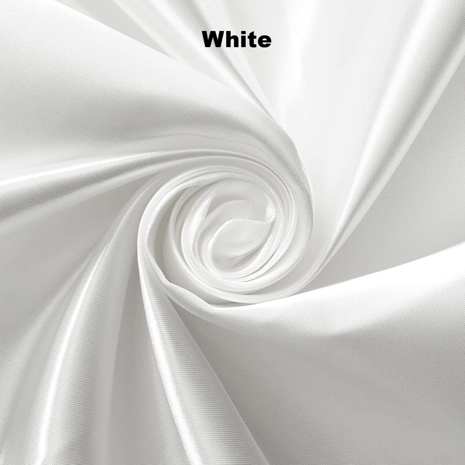 Luxury White Satin Flat Sheet - Sonoma Custom-Made Cal King Size Satin Boutique