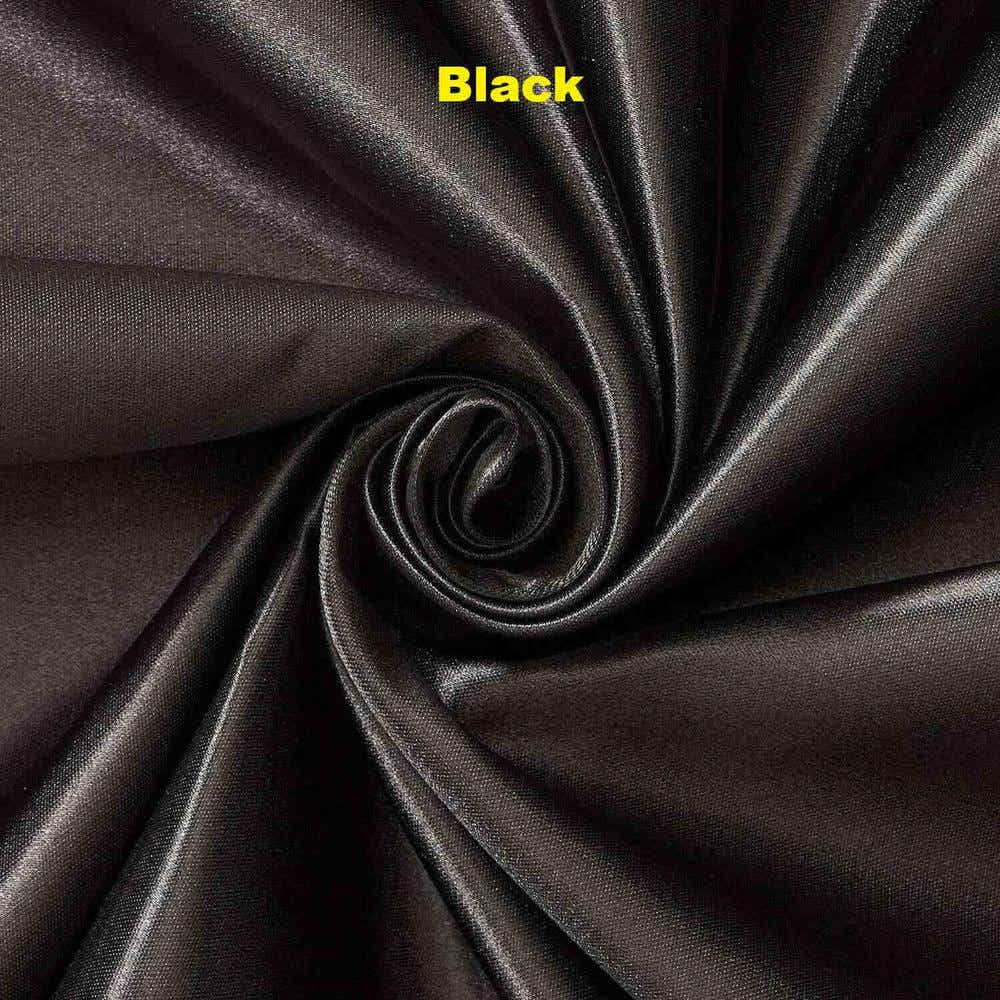 Luxury Satin Pillow Cover - Sonoma Black Pearls King Size for Elegant Bedroom Decor Satin Boutique