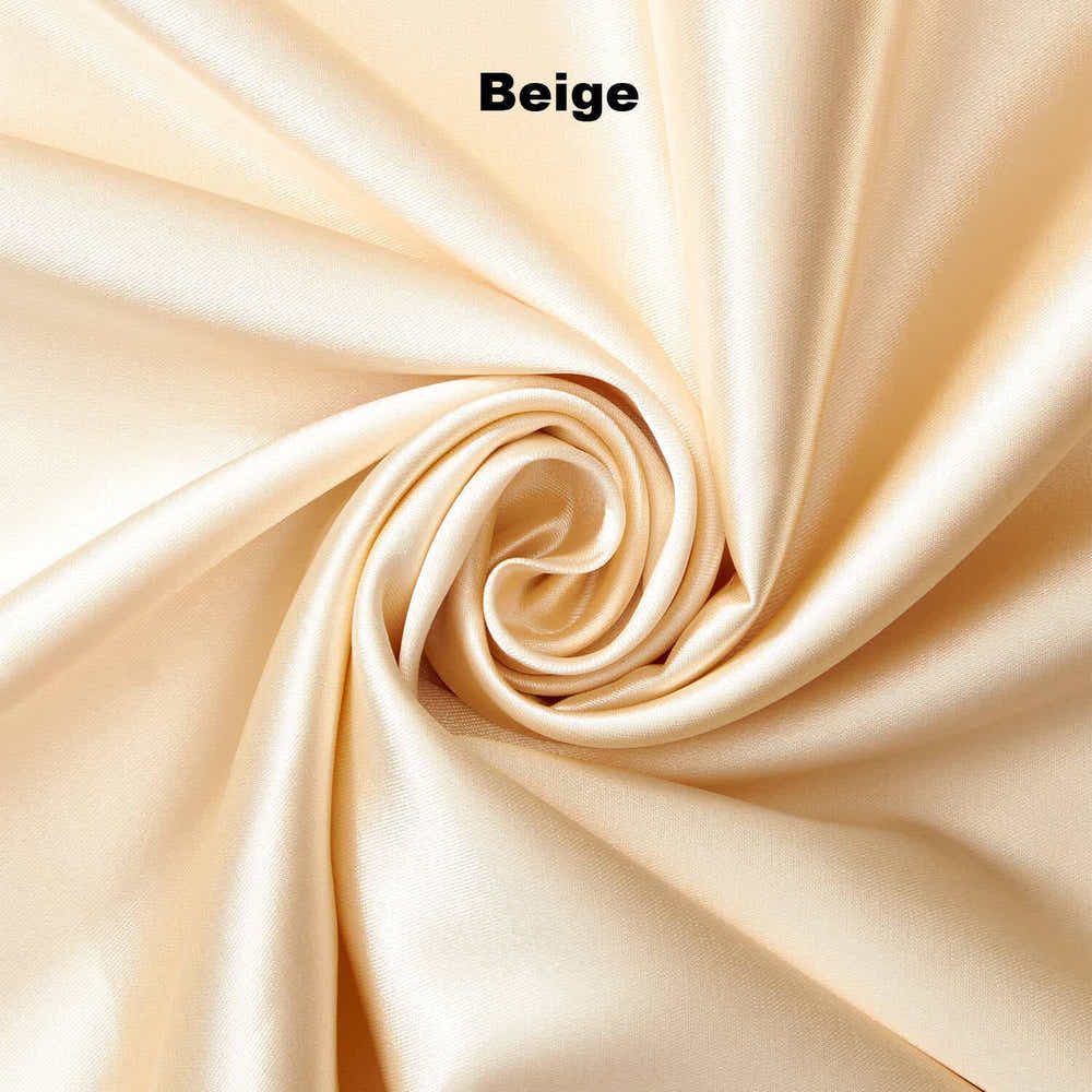 Custom Flat Sheet in Lingerie Satin for Twin, Twin XL & Split King - Tailored Luxury Bedding Satin Boutique