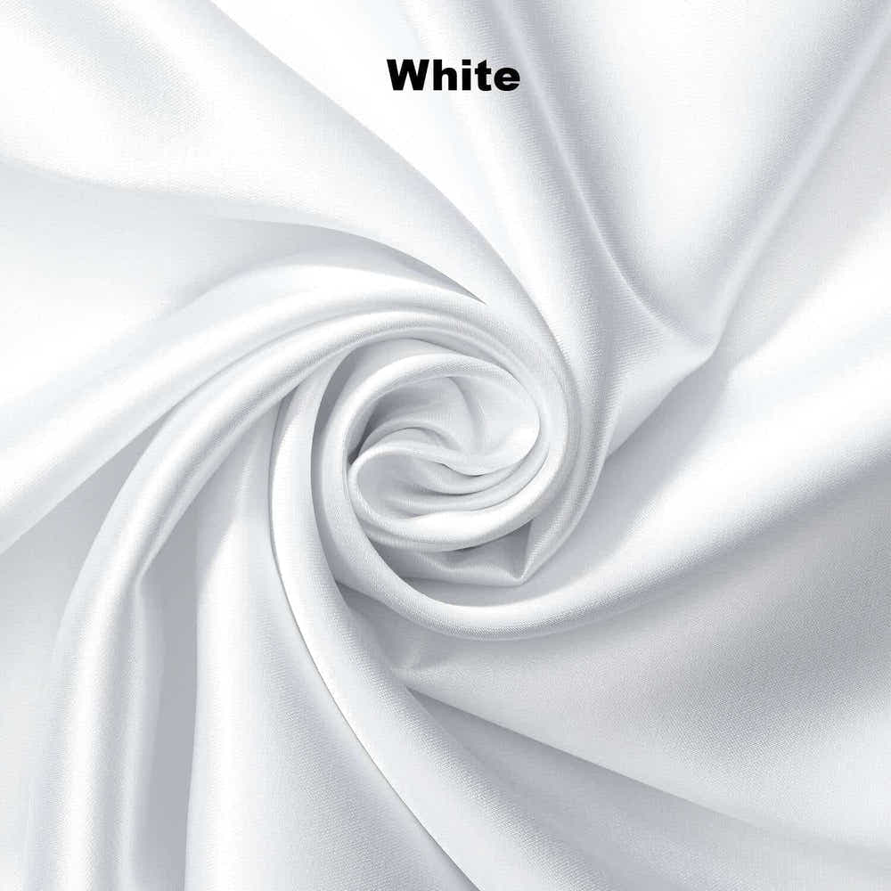 Custom Fitted Sheets in Luxe Nouveau Polyester Bridal Satin for Queen & Full Mattress Sizes Satin Boutique