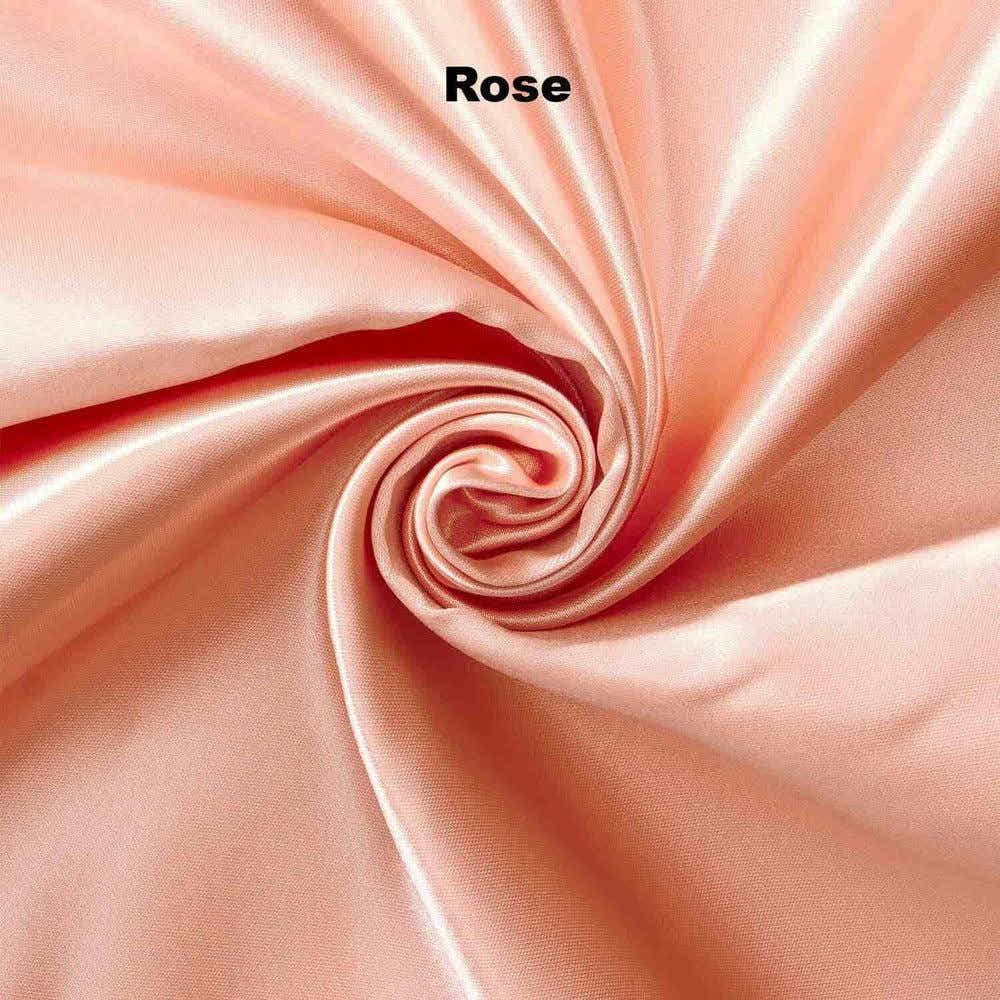 Custom Made PILLOW CASES of Shiny & Slick Nouveau Bridal Satin - Custom Made Nouveau polyester Bridal Satin Pillow Cases