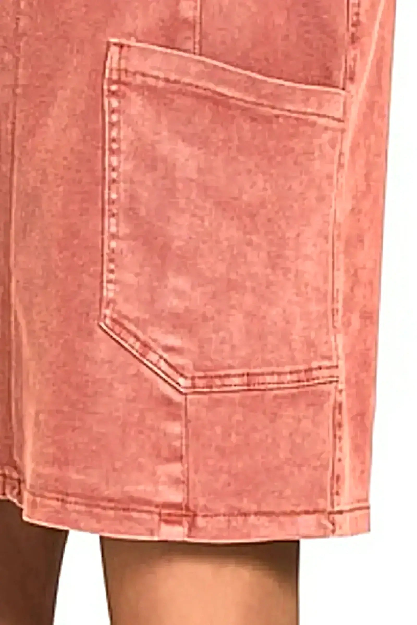 Stylish Washed Denim Pinafore Dress with Adjustable Straps and Pocket - Comfortable Mini -