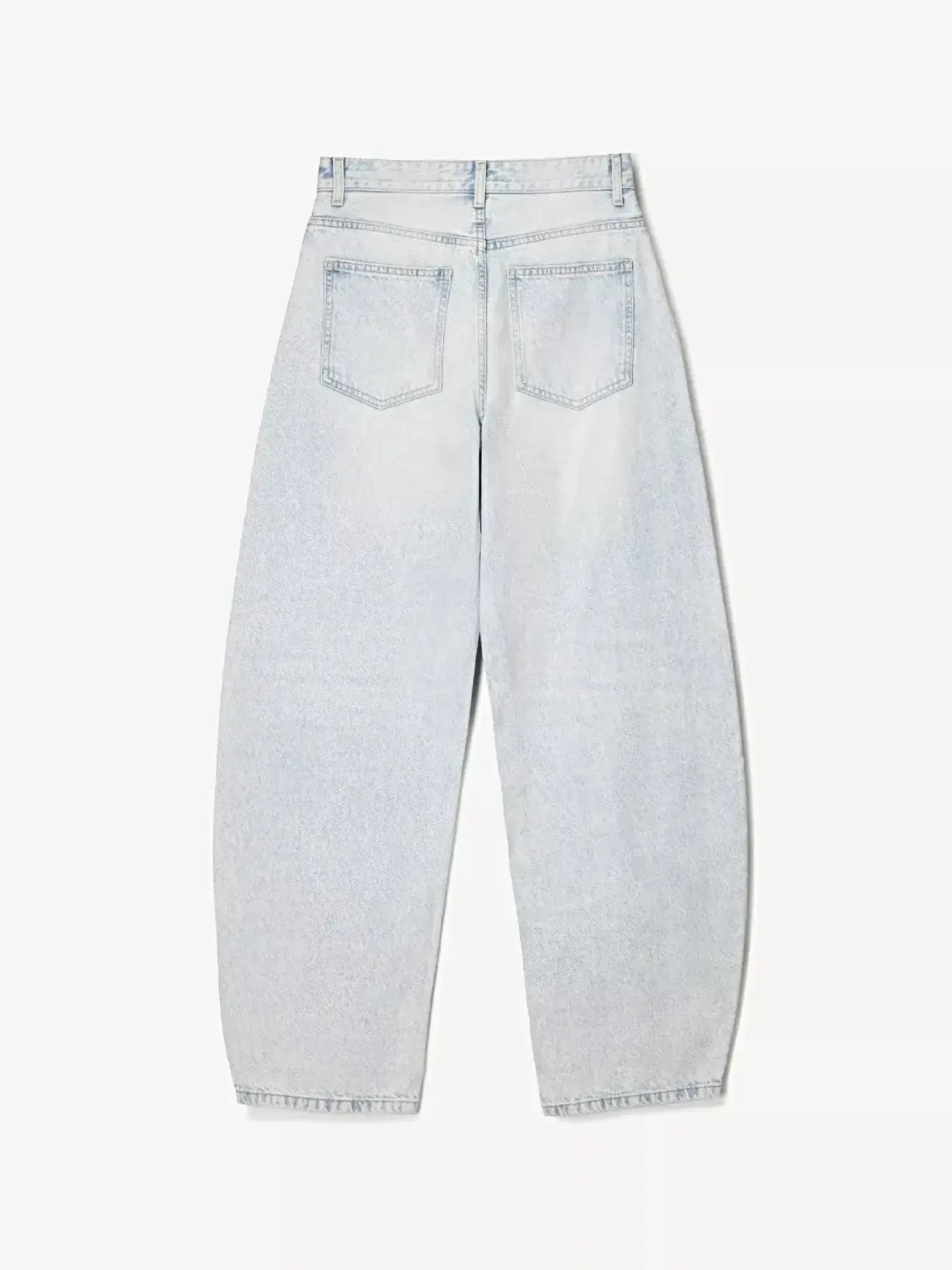 Wide Leg Washed Jeans -
