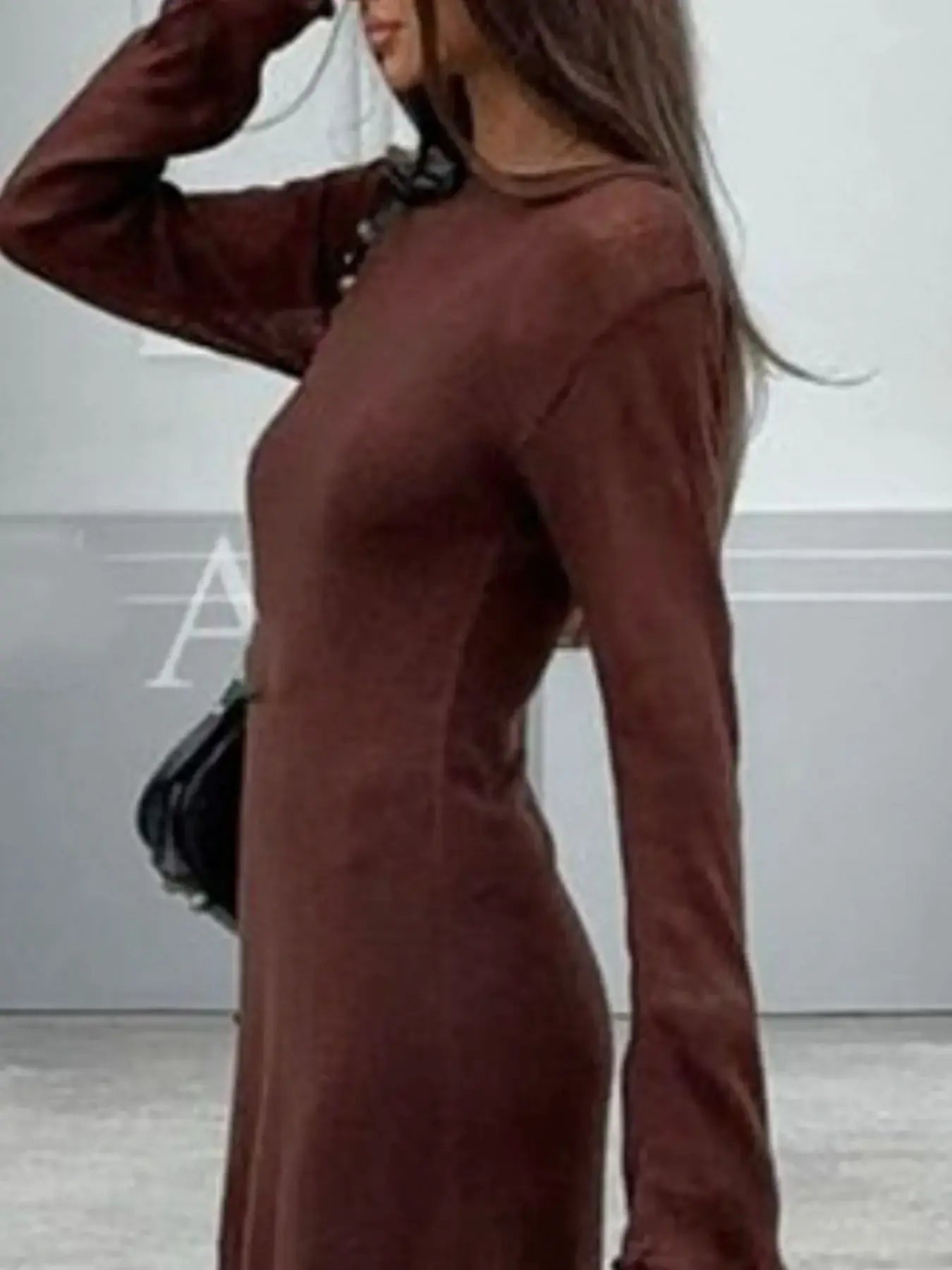 Ribbed Knit Cami Dress and Cover Up Sweater Set -