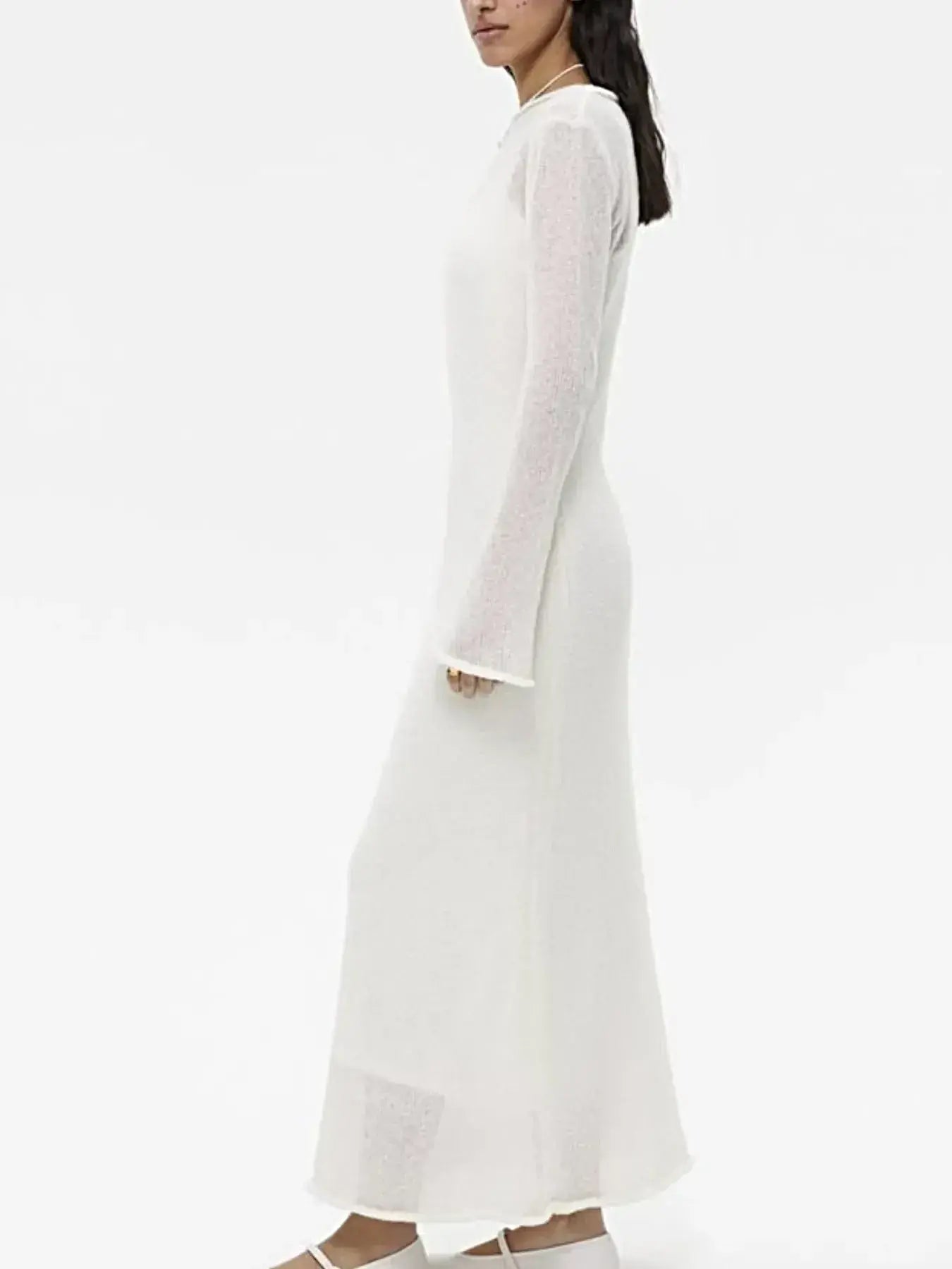 Ribbed Knit Cami Dress and Cover Up Sweater Set -