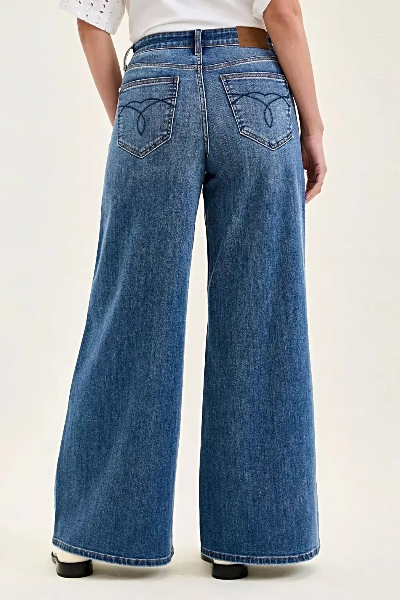 Judy Blue High Waist Palazzo Jeans -