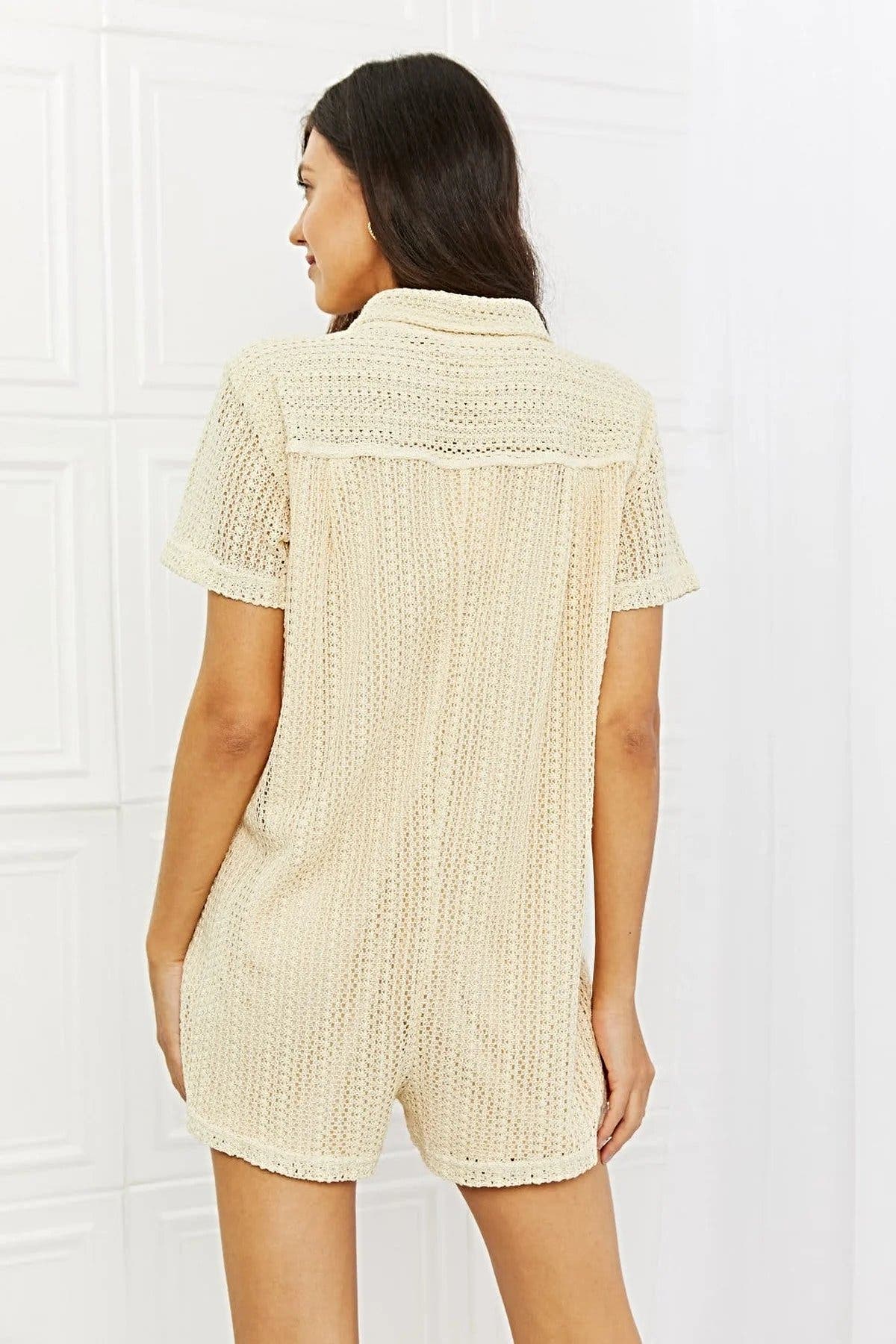HEYSON Ready For The Day Crochet Romper -