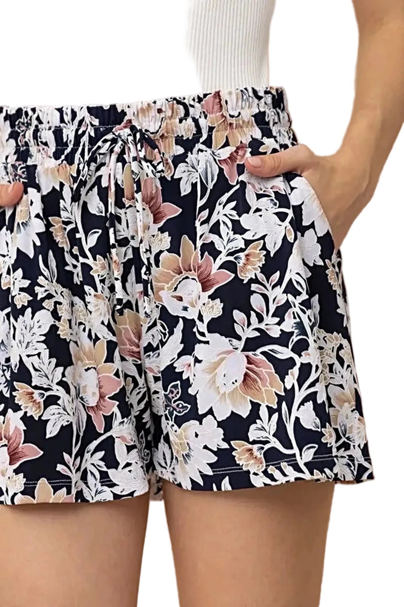 And The Why Wrinkle-free Stretchy Cooling Fabric Shorts -