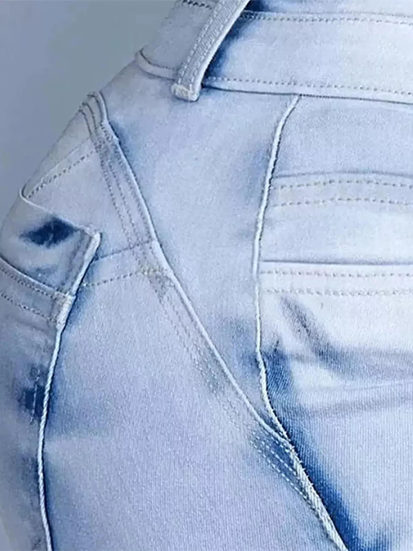 Full Size Wash High-Waisted Flare Jeans Plus Size -