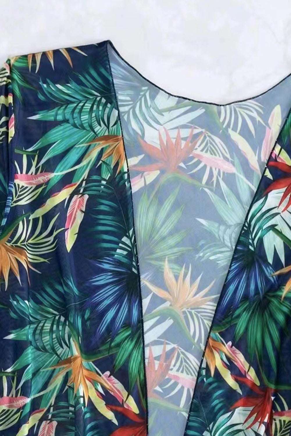 Printed Halter Neck Three-Piece Swim Set Trendsi