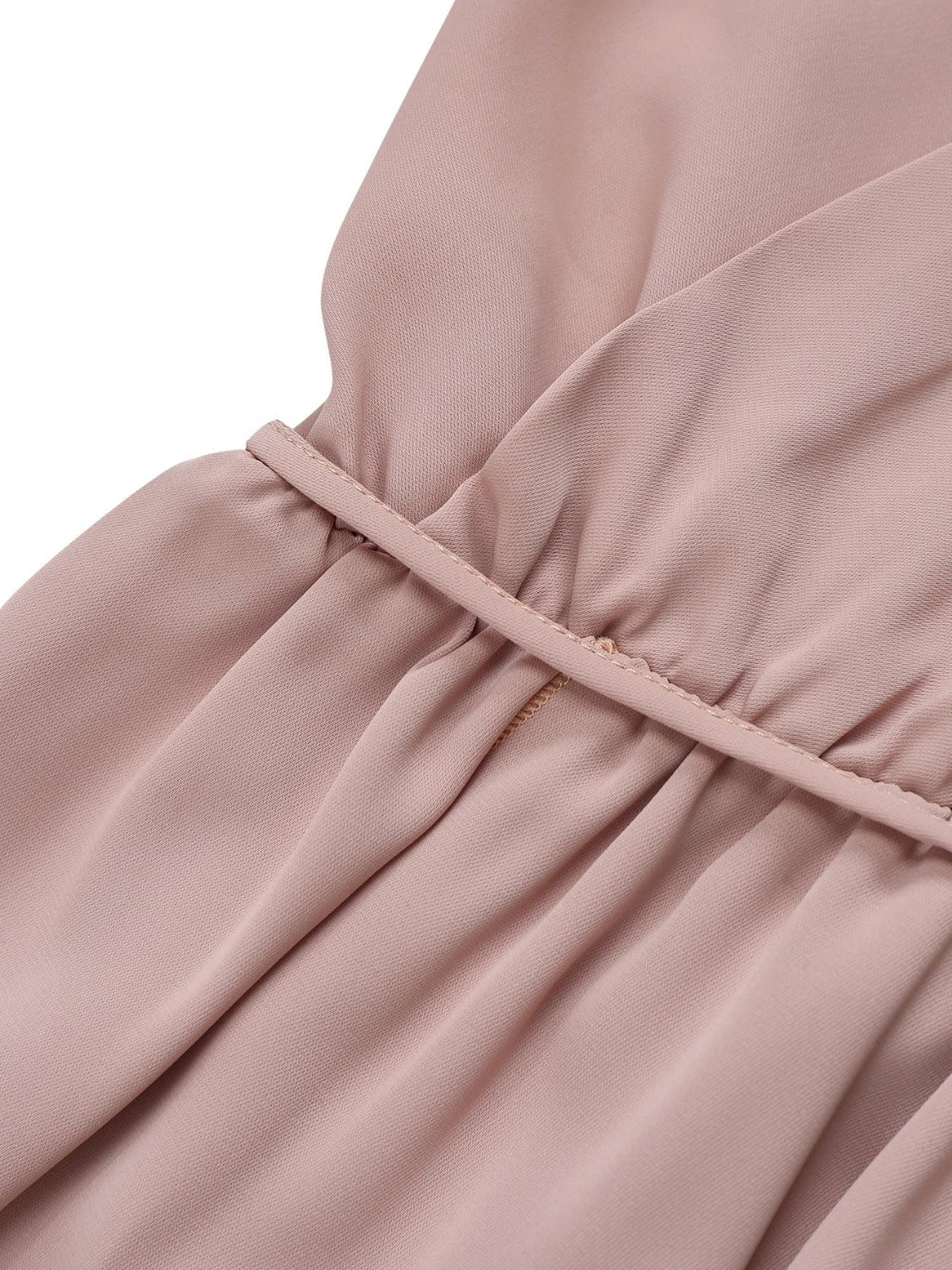 Honey Tied Surplice Sleeveless Midi Cami Dress -