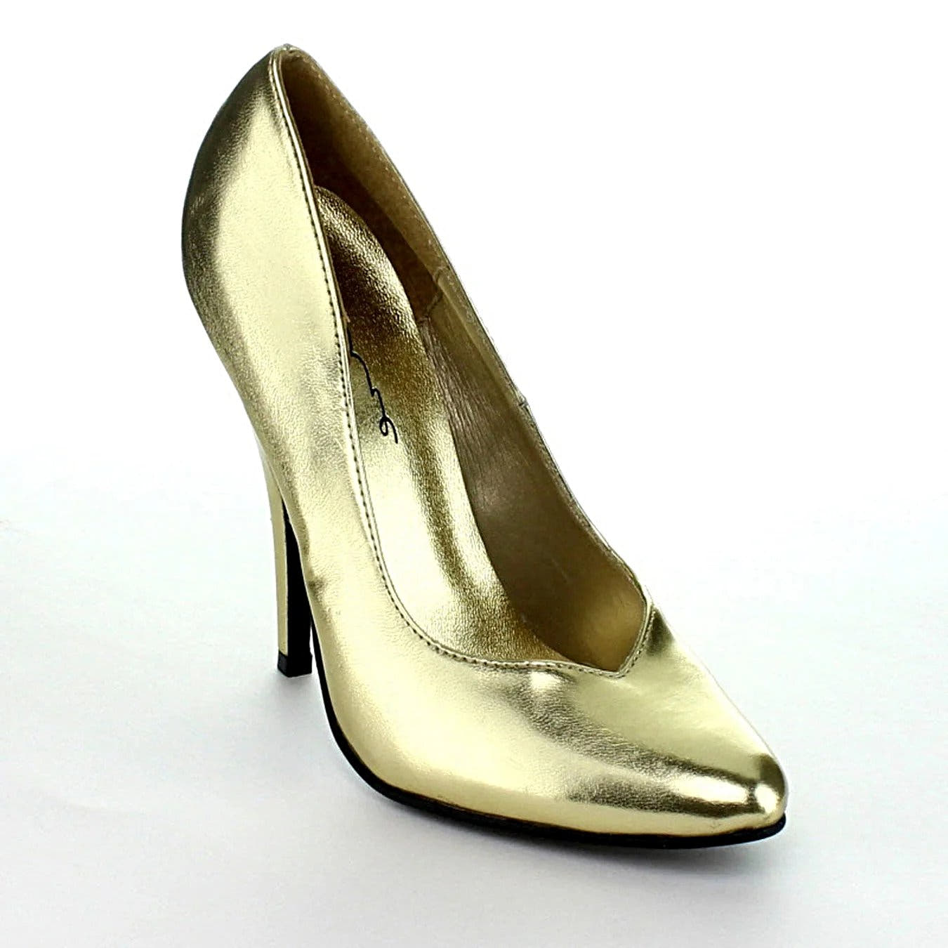 Ellie Shoes E-8220 5 Inch Heel Pumps - Elegant Style in Black, Blue, Gold, Red, Silver & White, Sizes 5-14 - Pumps