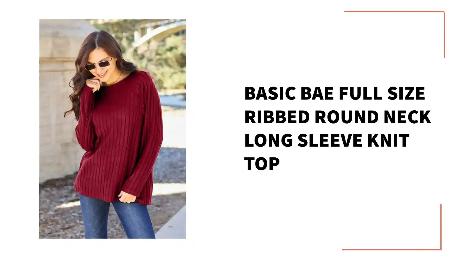 Basic Bae Full Size Ribbed Round Neck Long Sleeve Knit Top by@Outfy