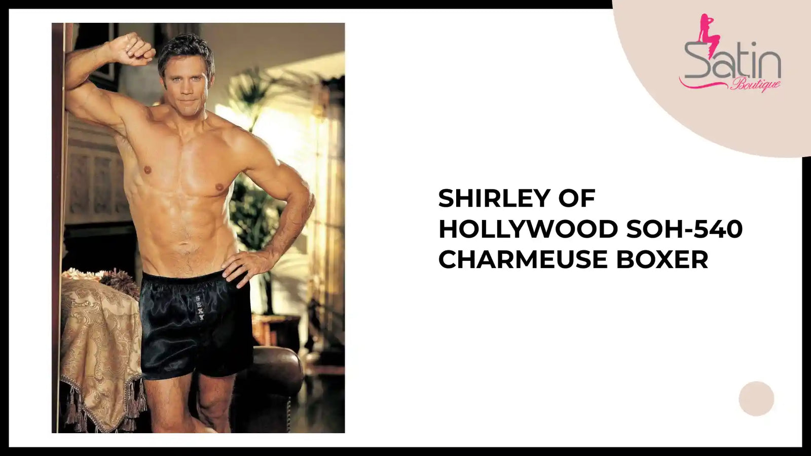 Shirley of hollywood SOH-540 Charmeuse Boxer by@Outfy