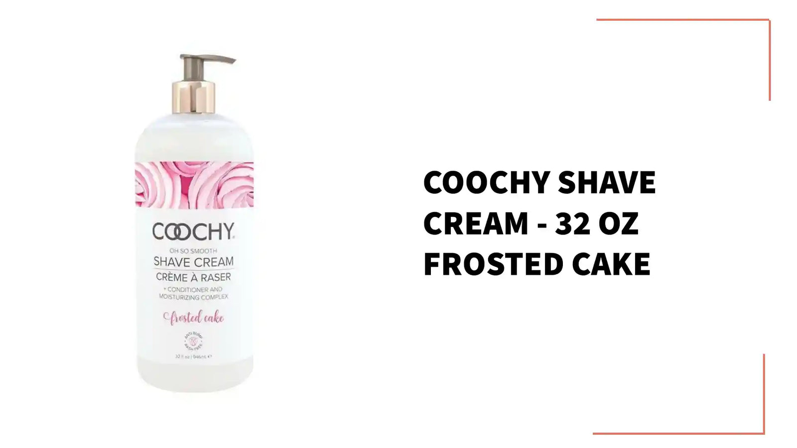 COOCHY Shave Cream - 32 oz Frosted Cake by@Outfy