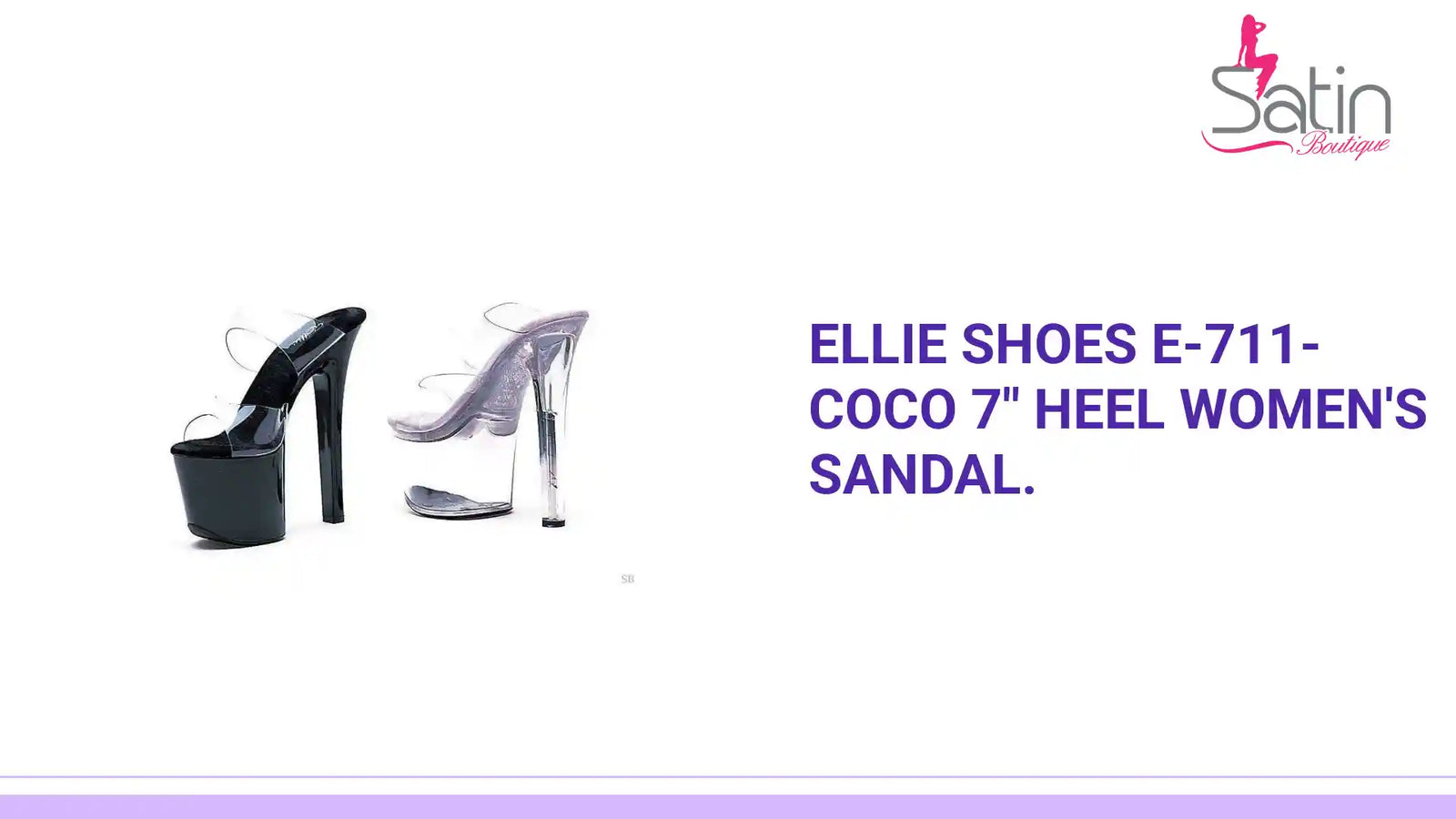 Дамски сандали Ellie Shoes E-711-Coco 7" Heel. от @Outfy