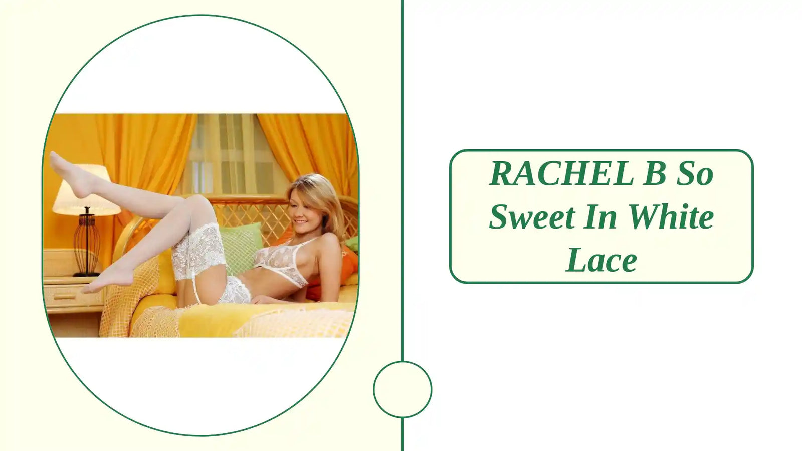 RACHEL B So Sweet в бяла дантела от @Outfy