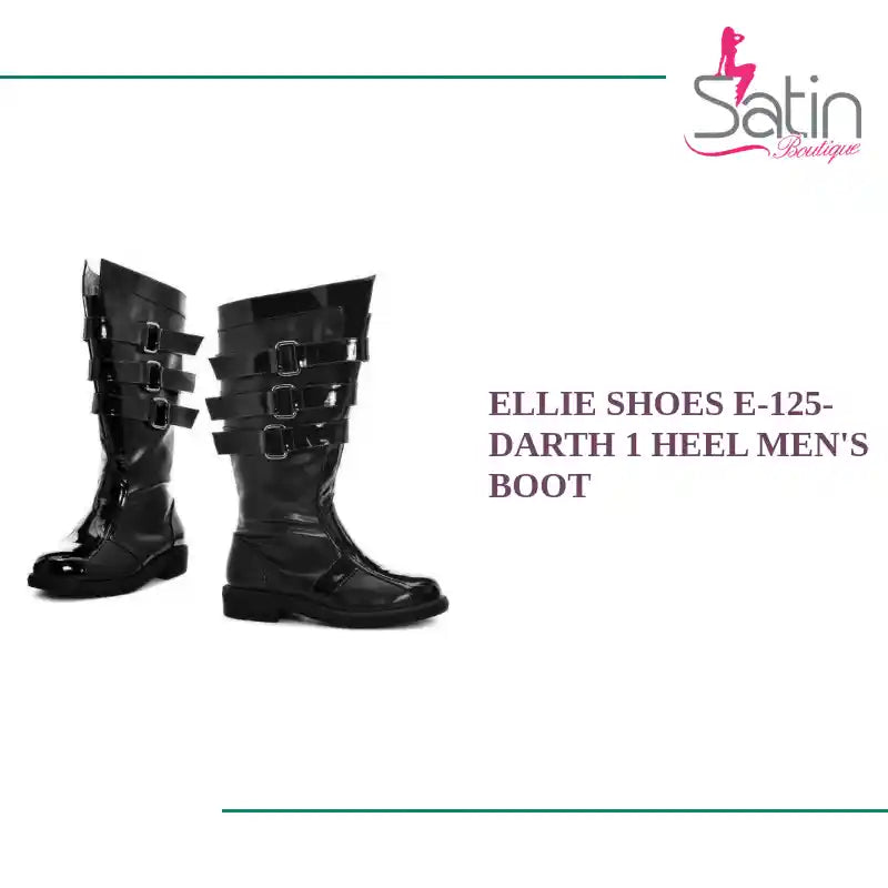 Ellie Shoes E-125-Darth 1 Heel Men's Boot by@Outfy